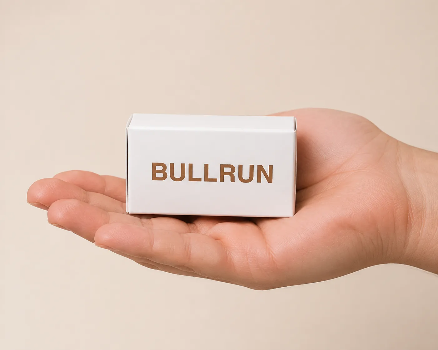 BullRun — opakowanie w dłoni