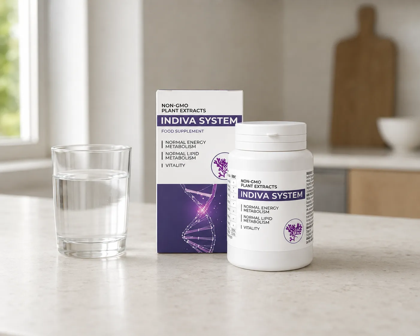 INDIVA SYSTEM EU — opakowanie na co dzień