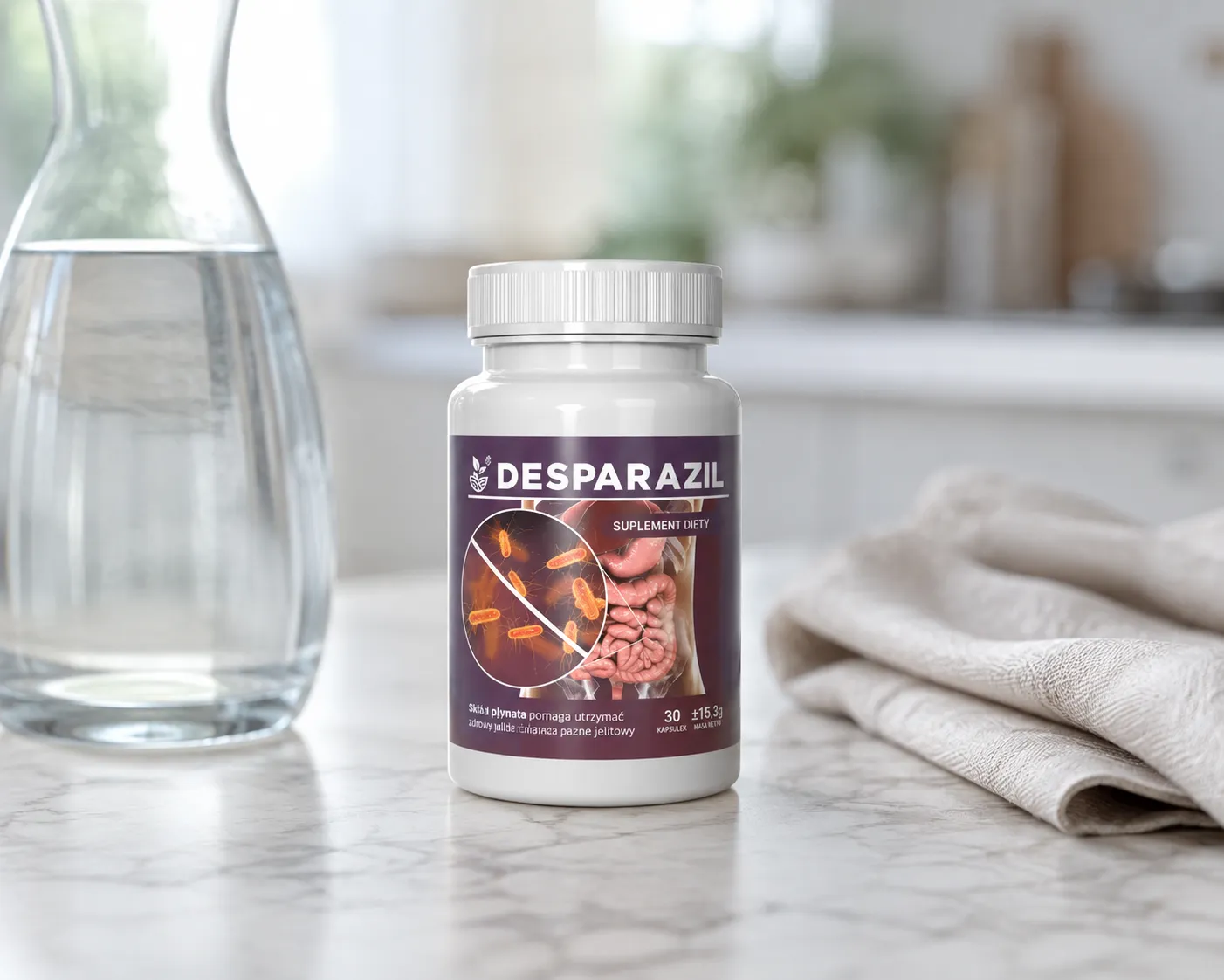Desparazil — opakowanie na co dzień