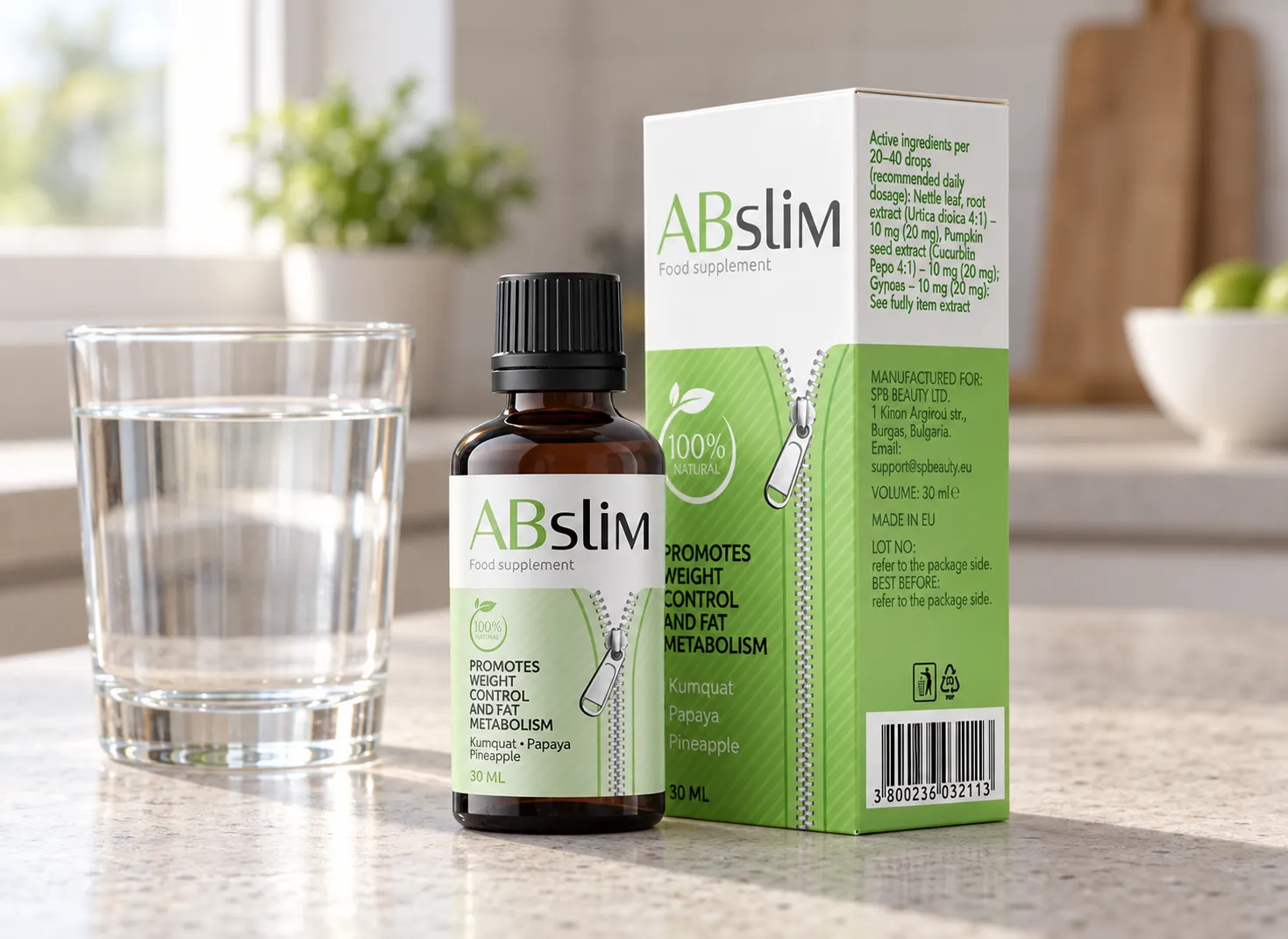 ABSlim — opakowanie na co dzień