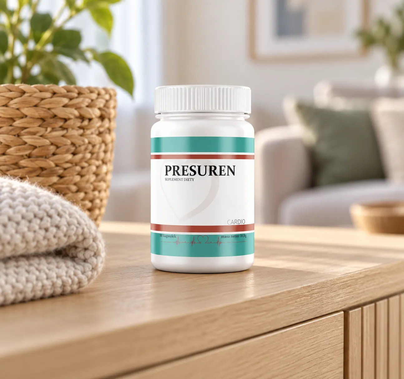Presuren Cardio 3.98 — opakowanie na co dzień